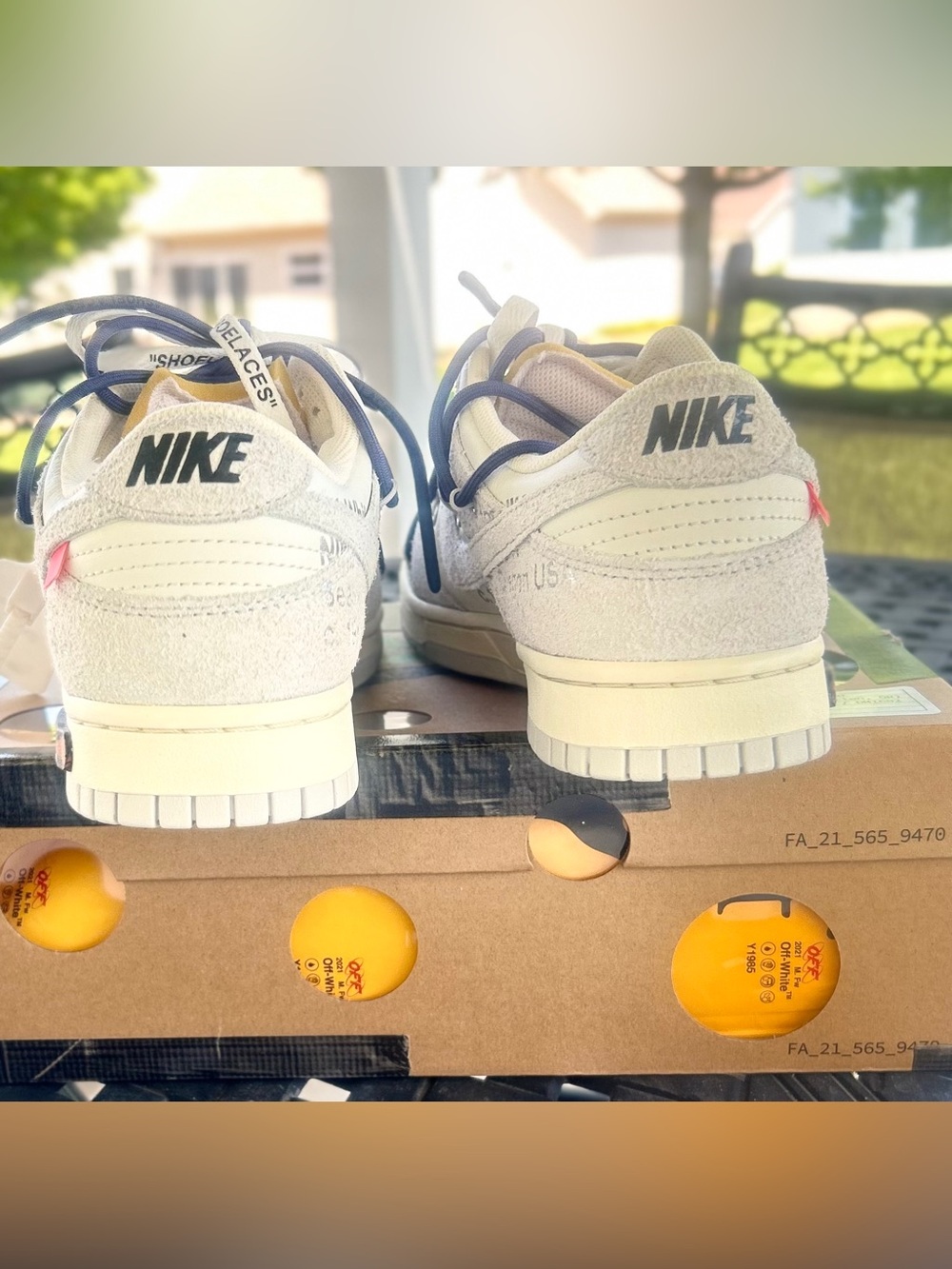 Nike Dunk Low x Off-White Lot 18 of 50'Condition: Brand New in Box Size Men's 9 - Picture 3 of 9